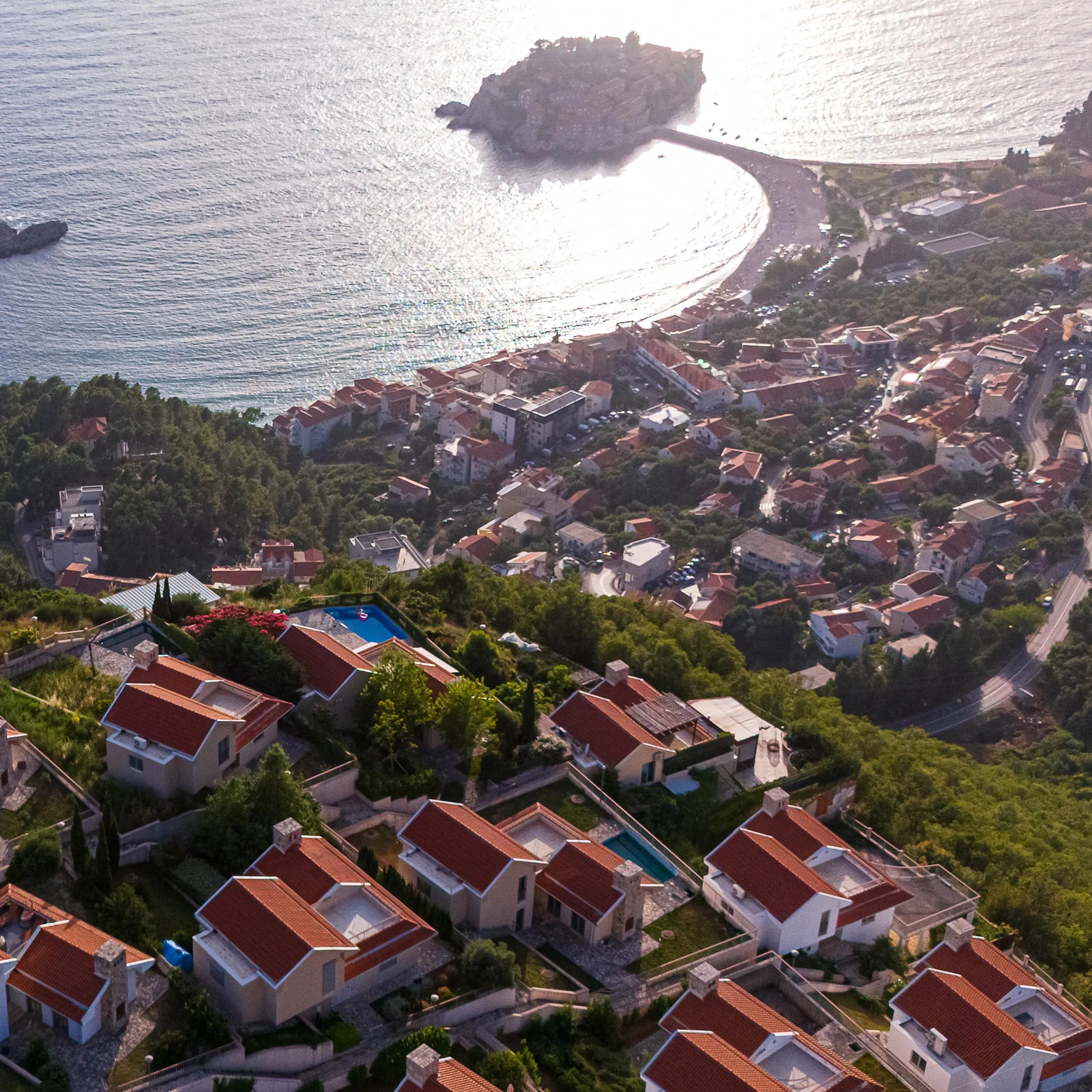 Pogled na Sveti Stefan